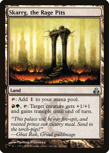 Skarrg, the Rage Pits 163, carta de Magic: The Gathering de Guildpact