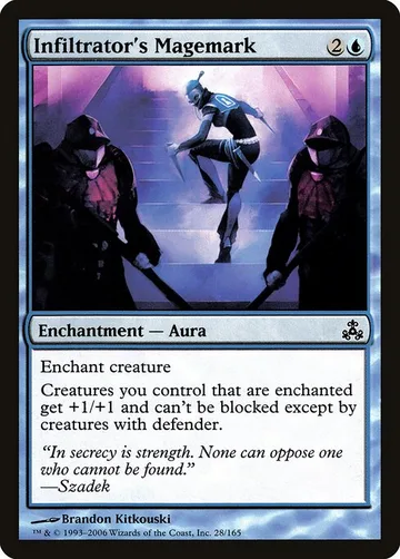 Infiltrator's Magemark 28, carta de Magic: The Gathering de Guildpact