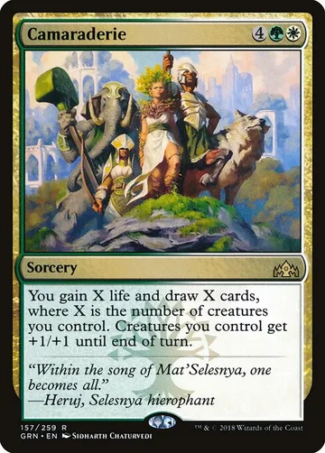 Camaraderie 157, carta de Magic: The Gathering de Guilds of Ravnica