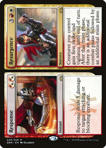 Response // Resurgence 229, carta de Magic: The Gathering de Guilds of Ravnica