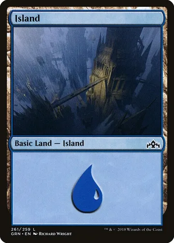 Island 261, carta de Magic: The Gathering de Guilds of Ravnica