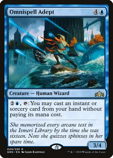 Omnispell Adept 49, carta de Magic: The Gathering de Guilds of Ravnica