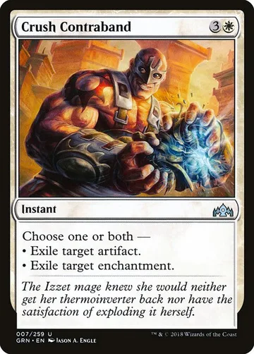 Crush Contraband 7, carta de Magic: The Gathering de Guilds of Ravnica
