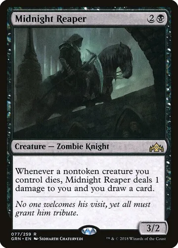 Midnight Reaper 77, carta de Magic: The Gathering de Guilds of Ravnica