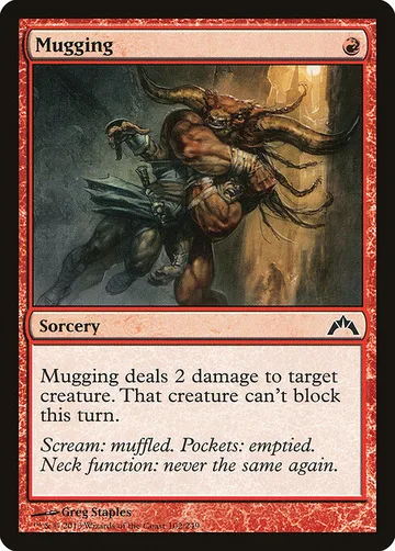 Mugging 102, carta de Magic: The Gathering de Gatecrash