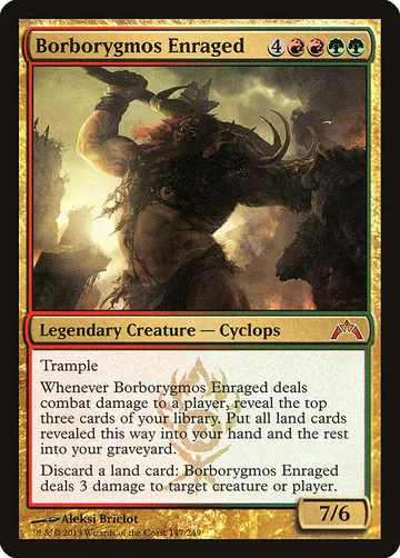 Borborygmos Enraged 147, carta de Magic: The Gathering de Gatecrash