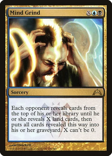 Mind Grind 178, carta de Magic: The Gathering de Gatecrash