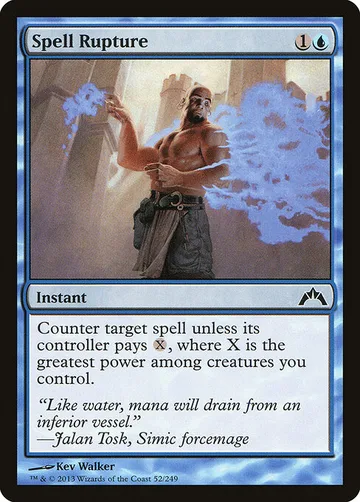 Spell Rupture 52, carta de Magic: The Gathering de Gatecrash
