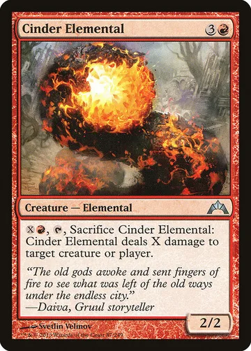 Cinder Elemental 87, carta de Magic: The Gathering de Gatecrash
