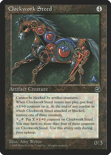 Clockwork Steed 103, carta de Magic: The Gathering de Homelands