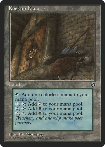 Koskun Keep 114, carta de Magic: The Gathering de Homelands