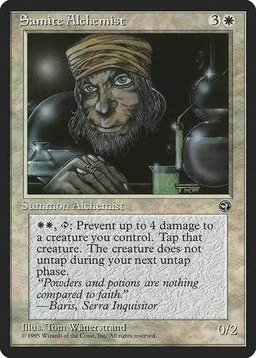 Samite Alchemist 13a, carta de Magic: The Gathering de Homelands