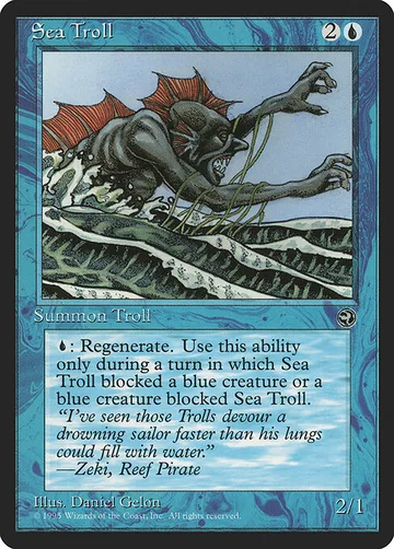Sea Troll 39, carta de Magic: The Gathering de Homelands