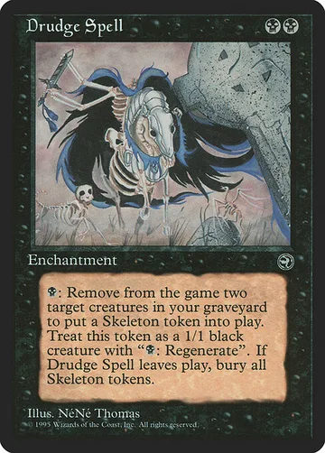 Drudge Spell 45, carta de Magic: The Gathering de Homelands