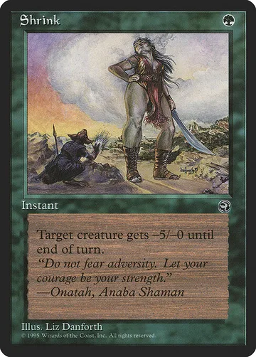 Shrink 97b, carta de Magic: The Gathering de Homelands