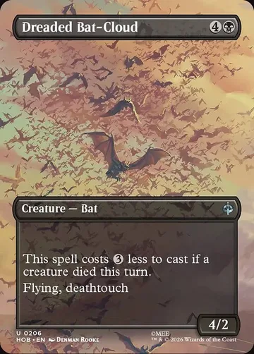 Dreaded Bat-Cloud 206, carta de Magic: The Gathering de The Hobbit