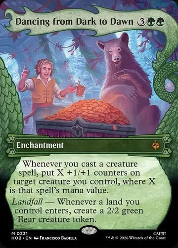 Dancing from Dark to Dawn 231, carta de Magic: The Gathering de The Hobbit
