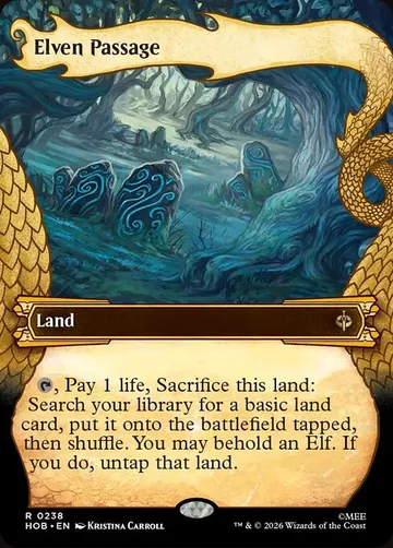 Elven Passage 238, carta de Magic: The Gathering de The Hobbit