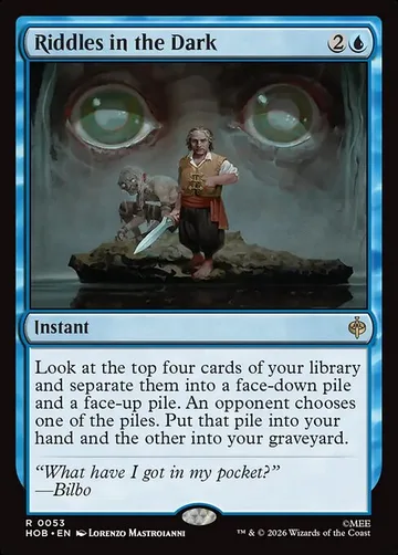 Riddles in the Dark 53, carta de Magic: The Gathering de The Hobbit