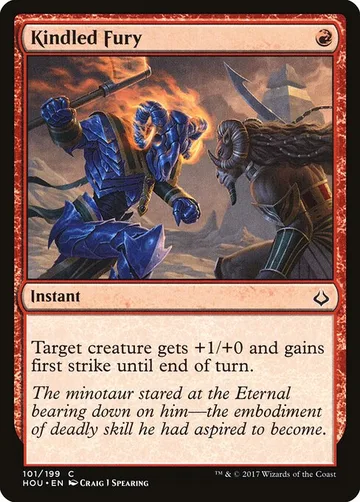 Kindled Fury 101, carta de Magic: The Gathering de Hour of Devastation