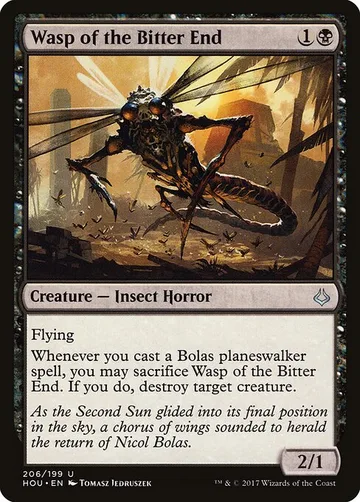 Wasp of the Bitter End 206, carta de Magic: The Gathering de Hour of Devastation
