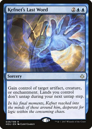Kefnet's Last Word 39, carta de Magic: The Gathering de Hour of Devastation