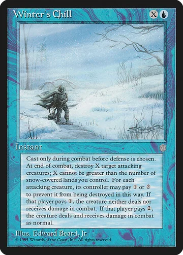 Winter's Chill 107, carta de Magic: The Gathering de Ice Age