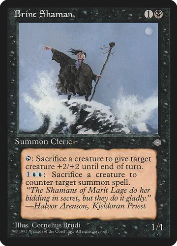 Brine Shaman 115, carta de Magic: The Gathering de Ice Age