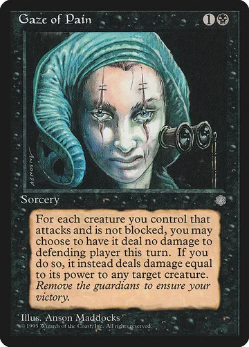 Gaze of Pain 128, carta de Magic: The Gathering de Ice Age