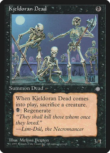 Kjeldoran Dead 137, carta de Magic: The Gathering de Ice Age