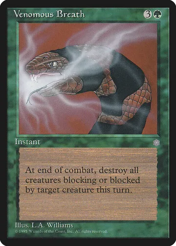 Venomous Breath 273, carta de Magic: The Gathering de Ice Age