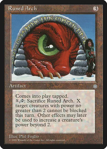 Runed Arch 334, carta de Magic: The Gathering de Ice Age