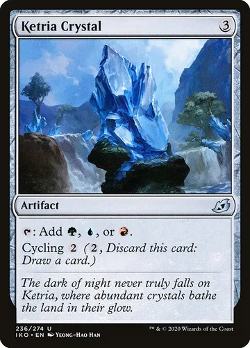 Ketria Crystal 236, carta de Magic: The Gathering de Ikoria: Lair of Behemoths