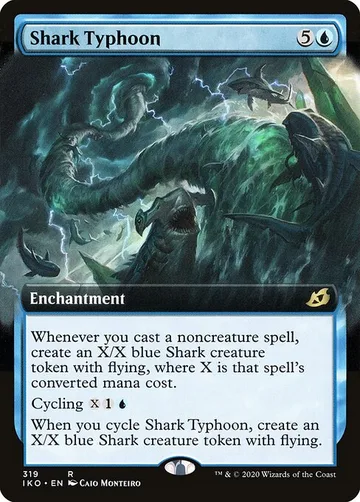 Shark Typhoon 319, carta de Magic: The Gathering de Ikoria: Lair of Behemoths
