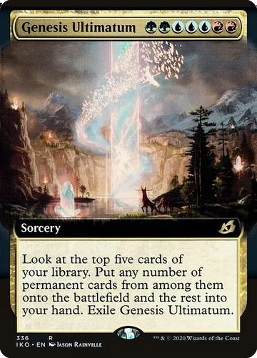 Genesis Ultimatum 336, carta de Magic: The Gathering de Ikoria: Lair of Behemoths
