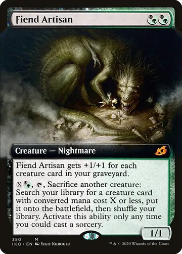 Fiend Artisan 350, carta de Magic: The Gathering de Ikoria: Lair of Behemoths
