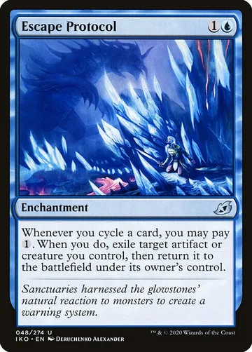 Escape Protocol 48, carta de Magic: The Gathering de Ikoria: Lair of Behemoths