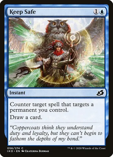 Keep Safe 56, carta de Magic: The Gathering de Ikoria: Lair of Behemoths