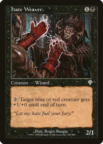 Hate Weaver 108, carta de Magic: The Gathering de Invasion