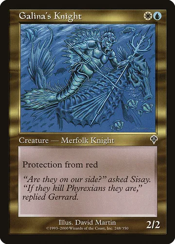 Galina's Knight 248, carta de Magic: The Gathering de Invasion