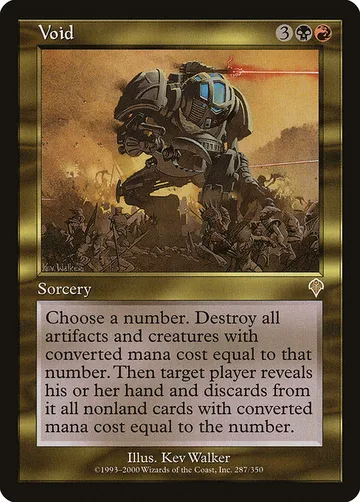 Void 287, carta de Magic: The Gathering de Invasion