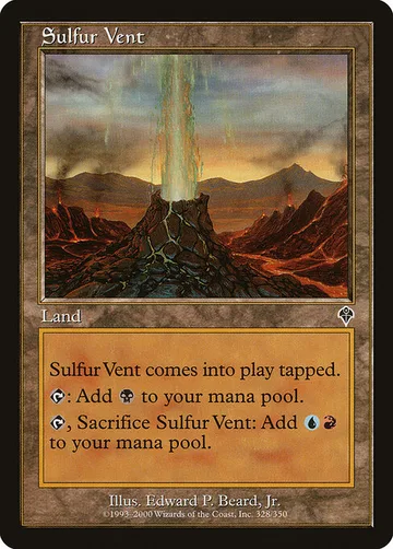 Sulfur Vent 328, carta de Magic: The Gathering de Invasion