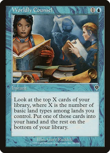 Worldly Counsel 89, carta de Magic: The Gathering de Invasion