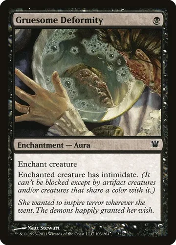 Gruesome Deformity 103, carta de Magic: The Gathering de Innistrad