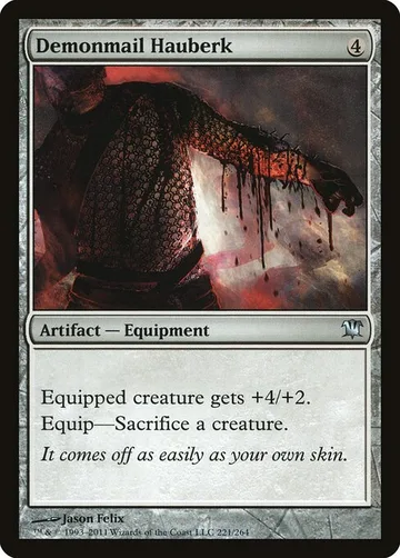 Demonmail Hauberk 221, carta de Magic: The Gathering de Innistrad