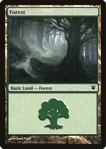 Forest 263, carta de Magic: The Gathering de Innistrad