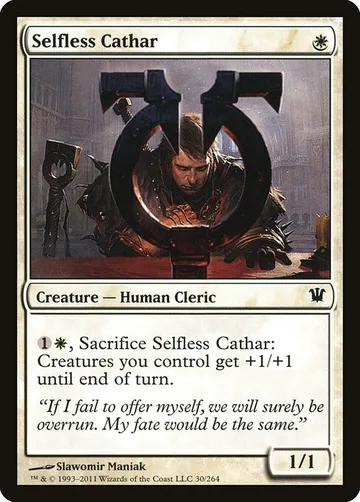 Selfless Cathar 30, carta de Magic: The Gathering de Innistrad