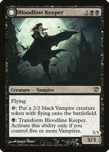 Bloodline Keeper // Lord of Lineage 90, carta de Magic: The Gathering de Innistrad