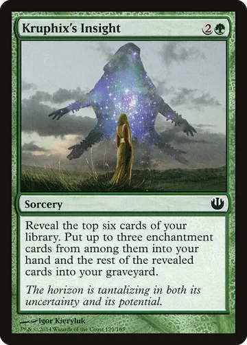 Kruphix's Insight 129, carta de Magic: The Gathering de Journey into Nyx