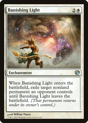 Banishing Light 5, carta de Magic: The Gathering de Journey into Nyx
